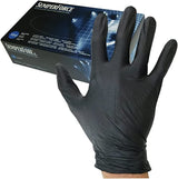 Black Nitrile Gloves, Powder Free, Latex Free, SemperMed Semperforce