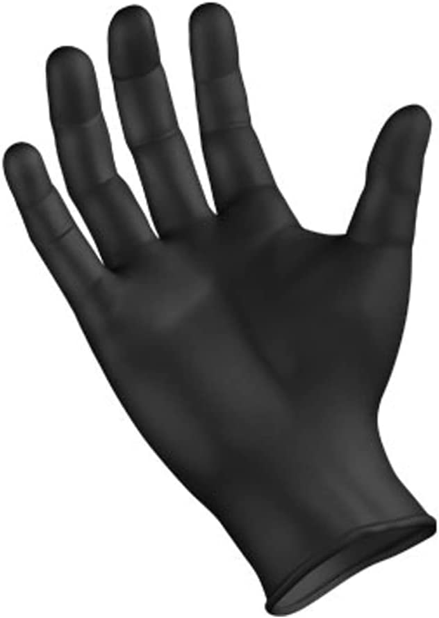 Black Nitrile Gloves, Powder Free, Latex Free, SemperMed Semperforce